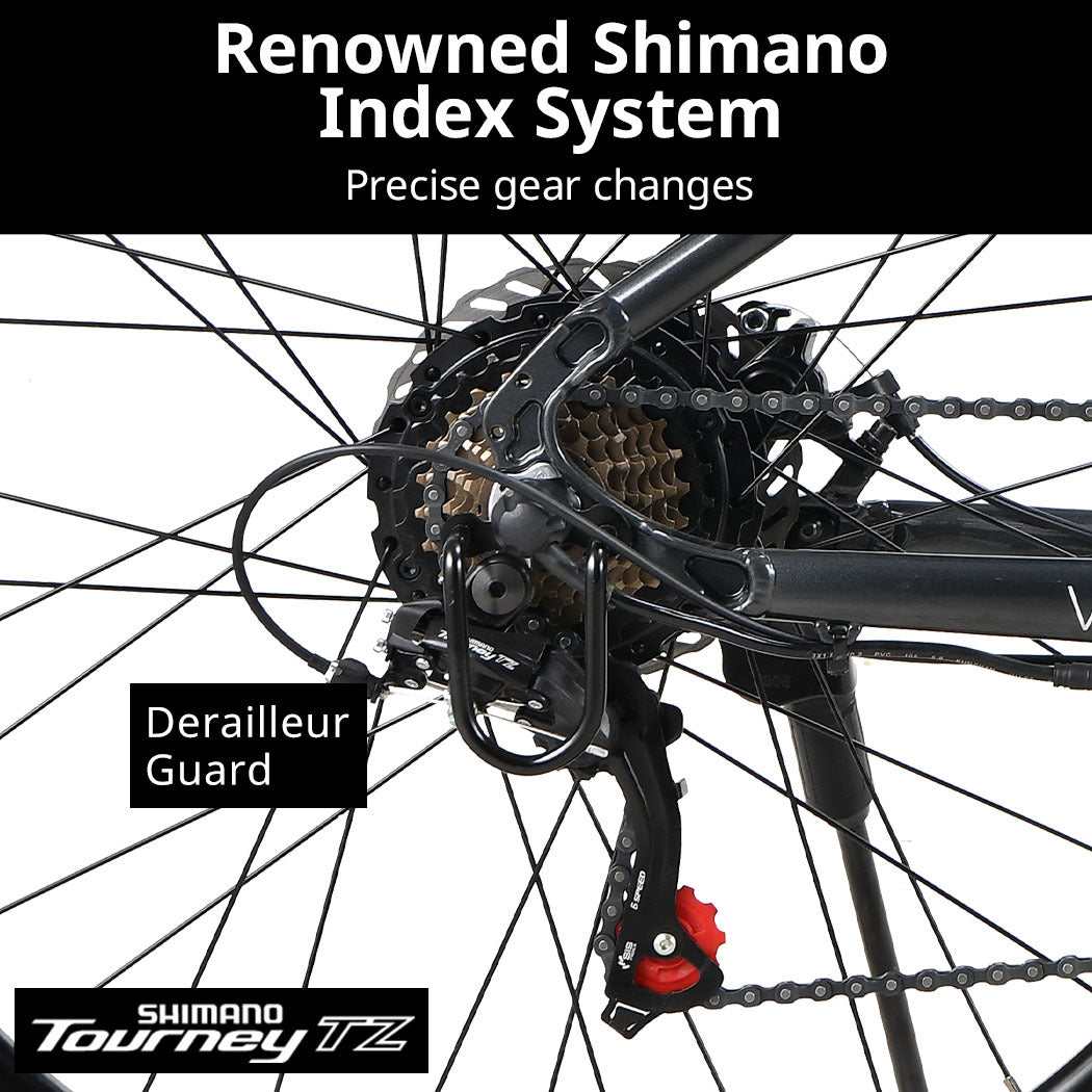 VALK Vortex 3 Electric Bike, Medium Frame Mountain ebike, Gunmetal Grey