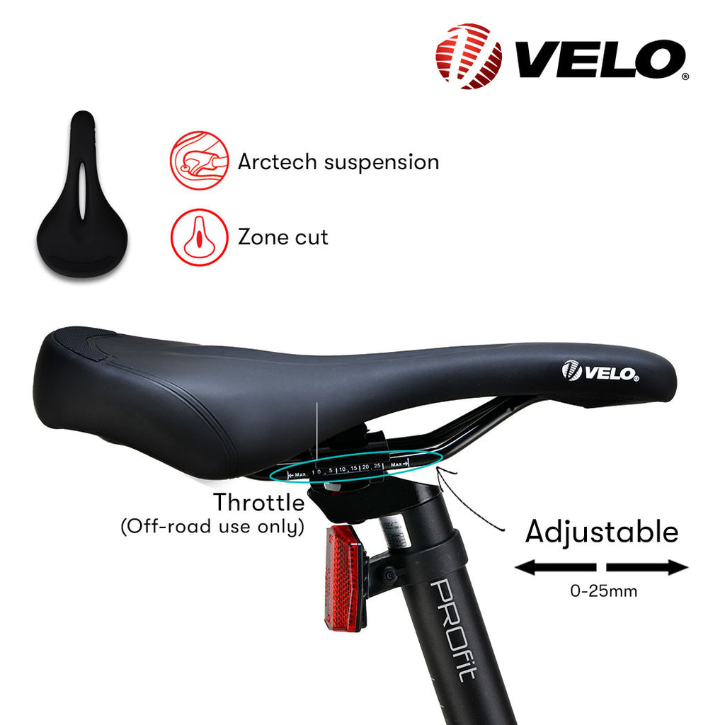 VALK MX7 Electric Bike, Medium frame Mountain ebike, White