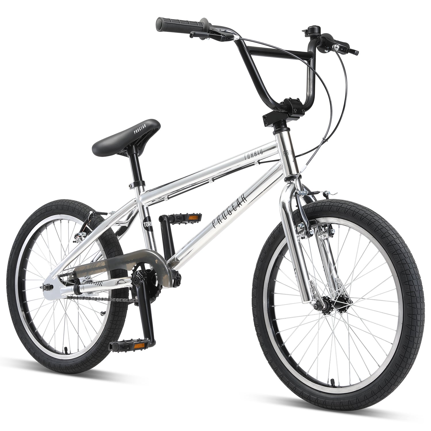 Progear Bikes Torrid BMX Bike 20 in Metallic Chrome"
