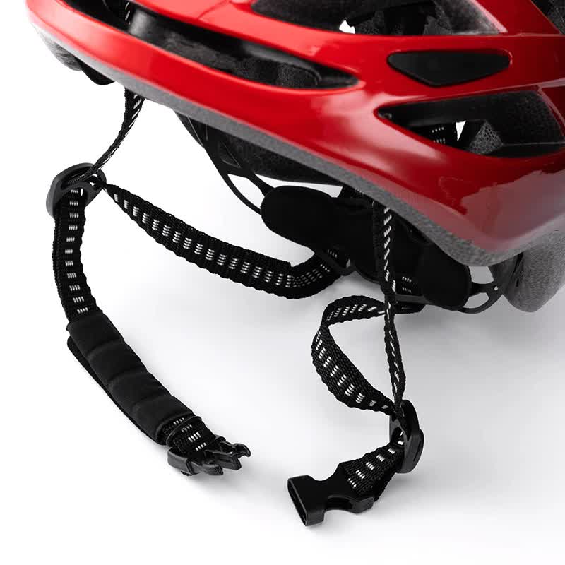 White And Black Gradient Lightweight Adult Bicycle Helmet - Adjustable Fit Road & Mountain Bike Safety Headgear (57-62cm)