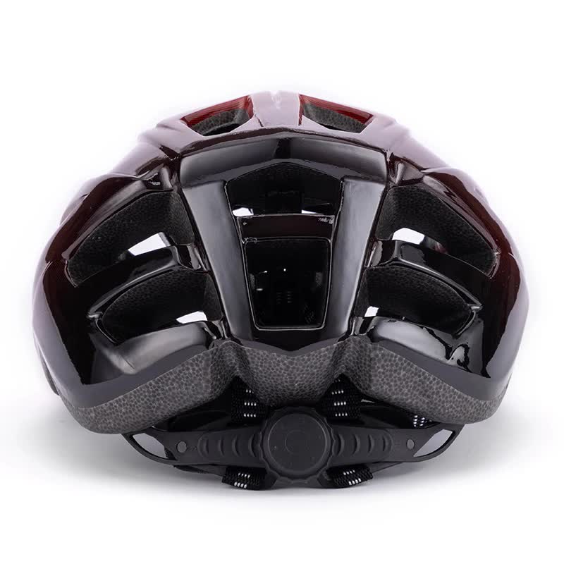 White And Black Gradient Lightweight Adult Bicycle Helmet - Adjustable Fit Road & Mountain Bike Safety Headgear (57-62cm)